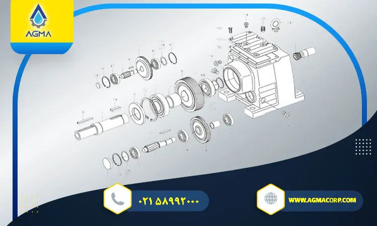 اجزا-گیربکس-هلیکال-SEW