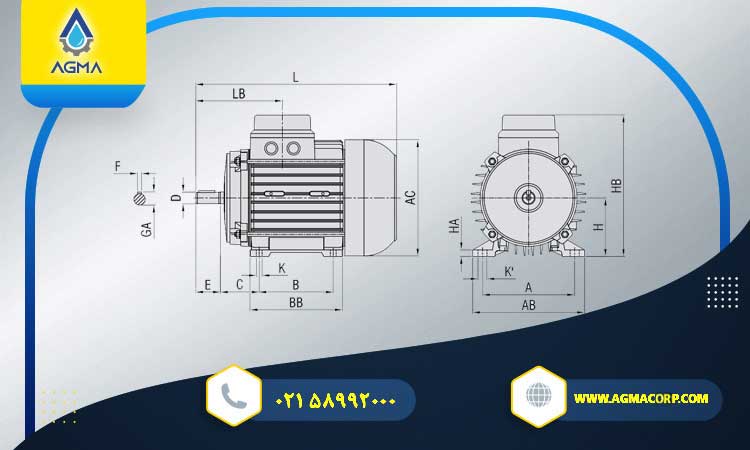 الکتروموتور-پایه-دار-الکتروژن